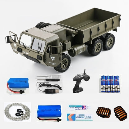 🚚 Six-Wheel Drive Heavy Duty Military Truck Model – Full-Scale Transport Vehicle, Durable Design for Collectors, Realistic Features, Remote Control Truck 🚚