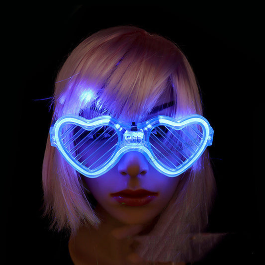 🌟 Luminous LED Glasses – Light-Up Purple Shutter Shades for Parties & Holidays 🎉 – Glow Glasses for Children & Adults – Fun, Colorful Holiday Accessories & Gift