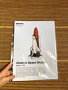 🚀 DIY Space Shuttle Atlantis Model Kit in 1:150 Scale 🛠️ with Bonus Stickers – Realistic & Detailed Design 🌌, Functional Features – Premium STEM Toy for Kids & Adults 🌟 Perfect for Space Enthusiasts