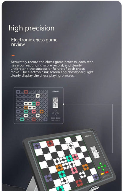 ♟️ Children's High-End Automatic Portable Electronic Chessboard – Traditional Design Meets Modern Technology 🎮, Perfect for Learning & Playing Chess Anywhere 🧠✨