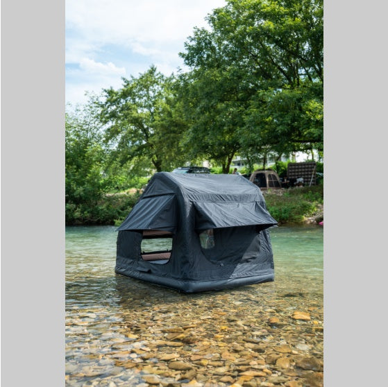 Foldable 2-3 People Amphibious Inflatable Car Roof Top Tent For Camping Outdoor Glamping Camping Tent For SUV,Truck And Universal Auto Self-Driving Touring