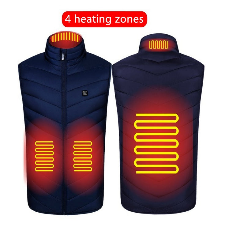 🔥 Heated Vest with USB Charging – Washable Electric Winter Clothes for Men & Women – Adjustable Temperature Control for Ultimate Warmth in Cold Weather – Comfortable & Lightweight