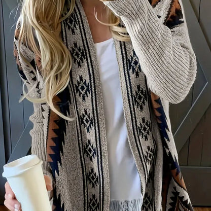 Autumn And Winter Leisure Loose Knitted Sweater Coat