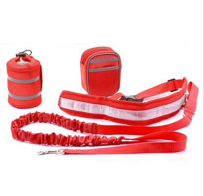 ✨ Adjustable Hands-Free Dog Leash for Running, Walking & Hiking 🐾 – Shock Absorbing, Reflective Design 🌟, Dual-Handle Control 🛡️, Durable & Comfortable for All Dog Sizes 🐕