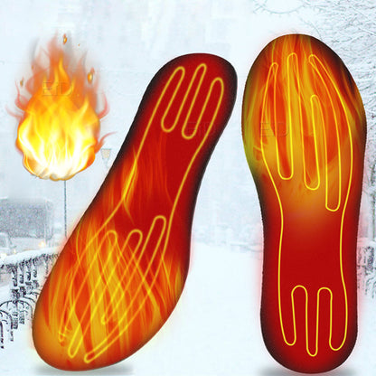 🔥 USB Heated Insoles for Boots & Sneakers – Adjustable Winter Warmth Heating Pads for Feet – Can Be Cut to Fit – Comfortable & Reusable Insoles for Cold Weather