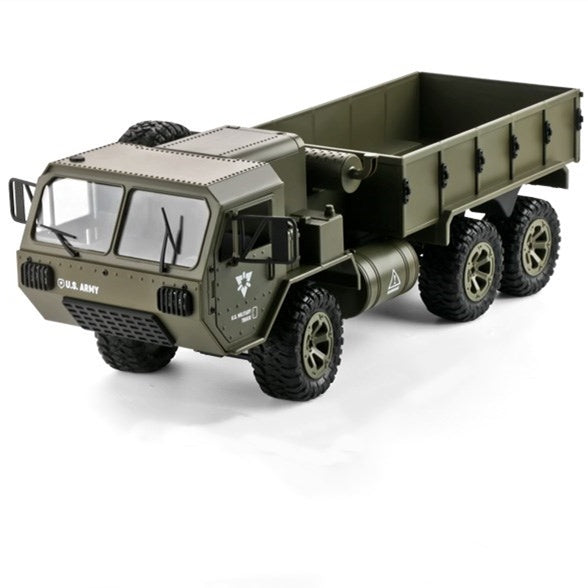 🚚 Six-Wheel Drive Heavy Duty Military Truck Model – Full-Scale Transport Vehicle, Durable Design for Collectors, Realistic Features, Remote Control Truck 🚚