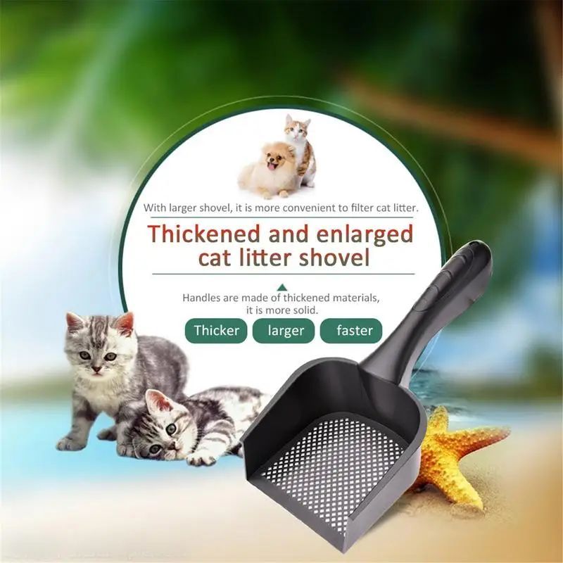 🐾 Cat Litter Scoop – Portable Durable Plastic Sand Shovel 🪣 for Practical Cleaning 🧹 – Lightweight, Easy to Use, and Perfect for Pet Litter Cleanup 🐱