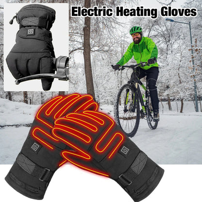 Winter Electric Heated Gloves Motorcycle Touch Screen Gloves