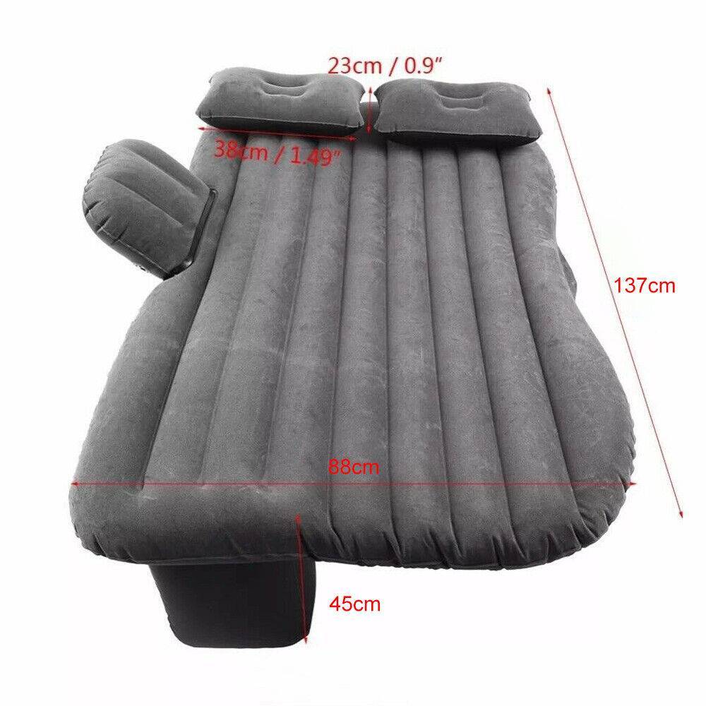 Inflatable Car Back Seat Mattress Portable SUV Travel Camping Soft Rest Air Bed