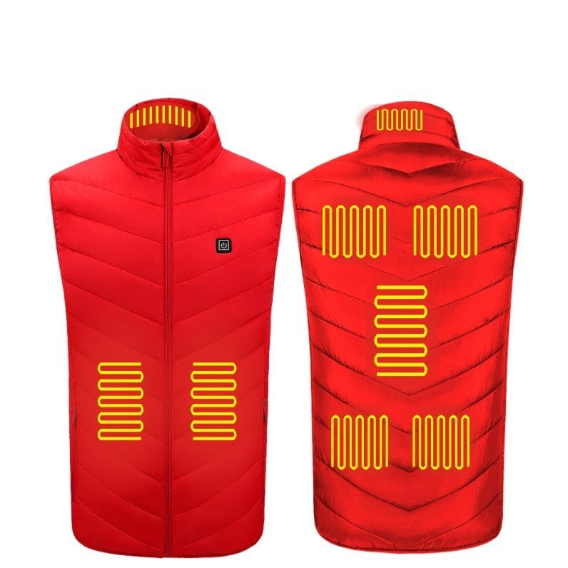 🔥 Heated Vest with USB Charging – Washable Electric Winter Clothes for Men & Women – Adjustable Temperature Control for Ultimate Warmth in Cold Weather – Comfortable & Lightweight