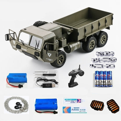 🚚 Six-Wheel Drive Heavy Duty Military Truck Model – Full-Scale Transport Vehicle, Durable Design for Collectors, Realistic Features, Remote Control Truck 🚚