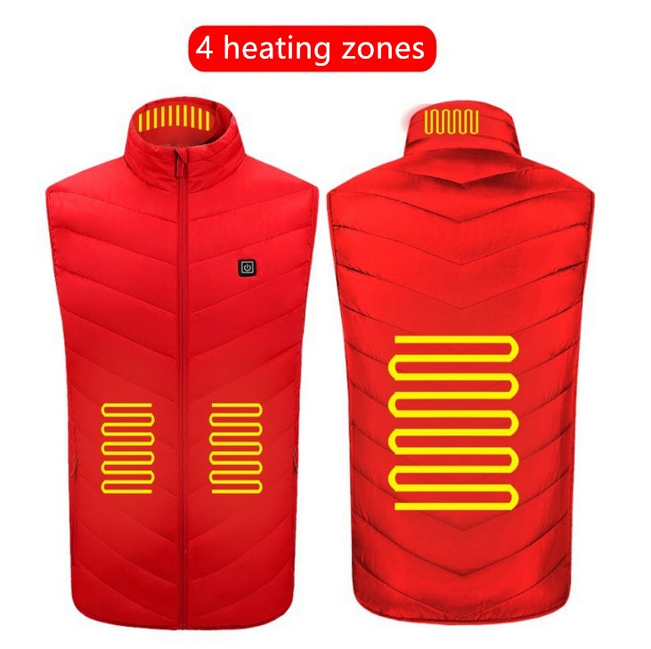 🔥 Heated Vest with USB Charging – Washable Electric Winter Clothes for Men & Women – Adjustable Temperature Control for Ultimate Warmth in Cold Weather – Comfortable & Lightweight