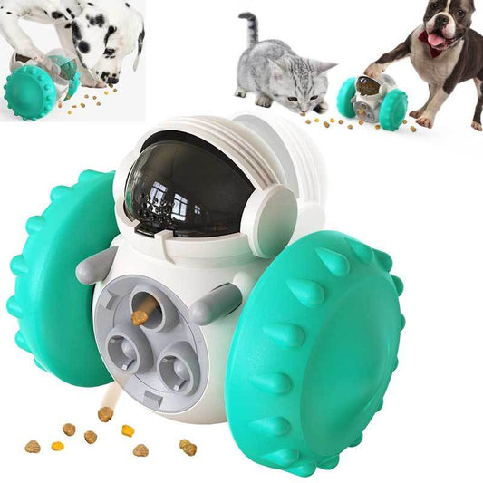 🚗 Smart Balance Toy for Cats and Dogs - Interactive Feeding Machine & Slow Feeder with Multifunctional Design for Fun and Skill Development 🚗